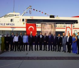 KKTC’YE AÇILAN 5. KAPIMIZ ANAMUR FERİBOT VE DENİZ UÇAĞI İSKELESİ HİZMETE ALINDI
