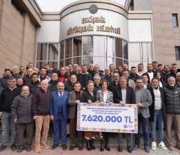 BÜYÜKŞEHİRDEN AMATÖR SPOR KULÜPLERİNE 7 MİLYON 620 BİN TL DESTEK