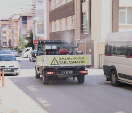 Odunpazarı Belediyesi ilaçlama çalışmalarına hız verdi